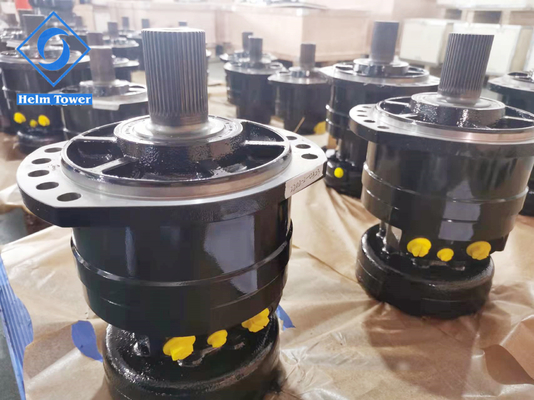 Black Hydraulic Piston Motor MCR03 MCRE03 For Construction Machinery