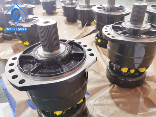Black Hydraulic Piston Motor MCR03 MCRE03 For Construction Machinery